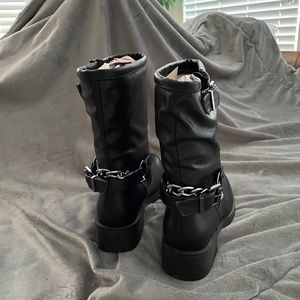 NIB Coolway Brook Moto Boots Womens BLACK